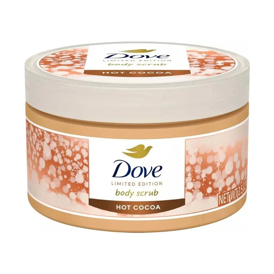 Dove Limited Edition Body Scrub, Hot Cocoa, 3.5 oz