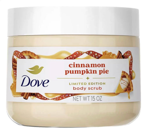 Dove Beauty Limited Edition Fall Holiday Treat Body Scrub – Cinnamon Pumpkin Pie, 15oz